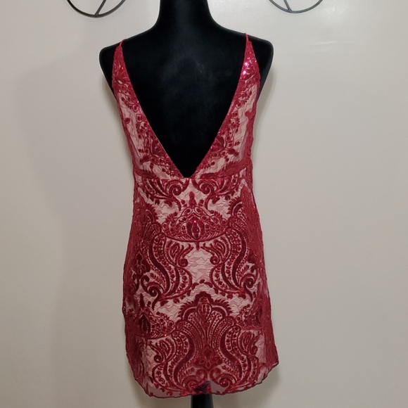 Free People Night Shimmers Mini Dress - Picture 5 of 10